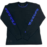 Chrome Hearts 1988 Blue Neck Logo Long Sleeve T-Shirt - Worn Once Size M
