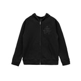 Chrome Hearts Paper Jam Triple Cross Zip-Up Hoodie Black