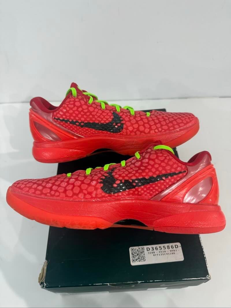 Nike Kobe 6 Protro Reverse Grinch - Pre-Owned Size 8.5