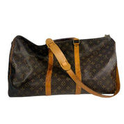 Louis Vuitton Monogram Keepall 50 Bandouliere Brown - Pre-Owned
