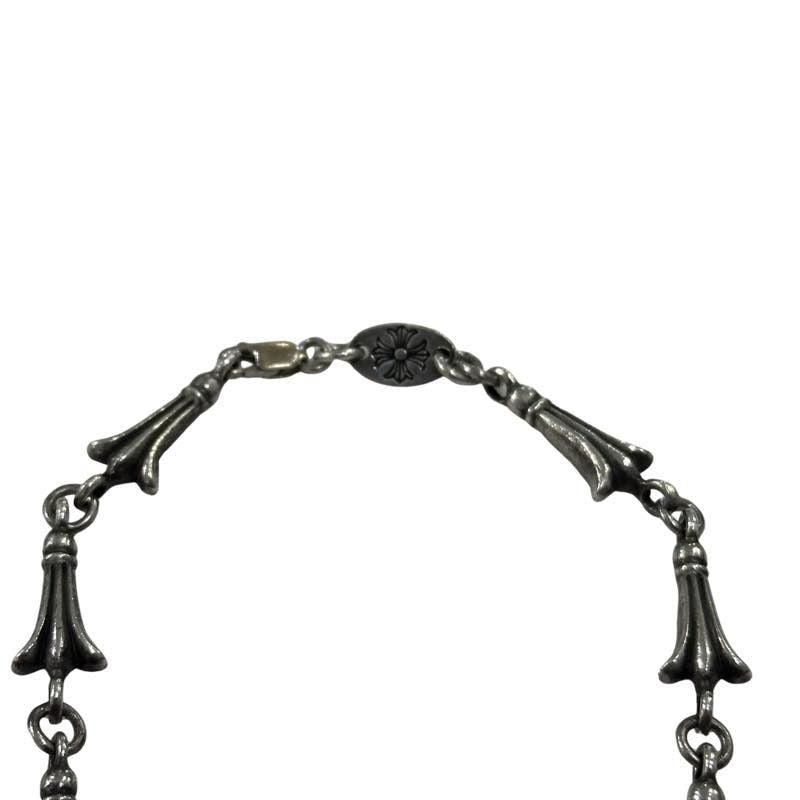 Chrome Hearts Mini Crosstail Link Rosary Necklace (15.5 Inches) - Lightly Used