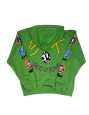 Chrome Hearts Matty Boy Sex Records Hoodie Green - Lightly Pre-Owned Size L