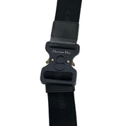 Dior Saddle Bag Black Oblique Jacquard - Pre-Owned