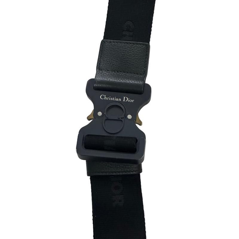 Dior Saddle Bag Black Oblique Jacquard - Pre-Owned