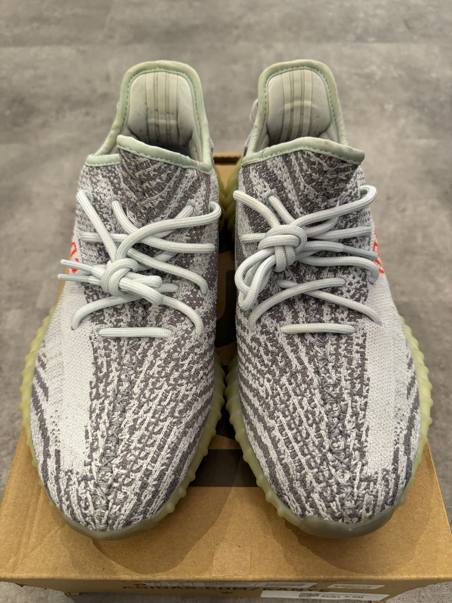 Adidas Yeezy Boost 350 V2 Blue Tint - Pre-Owned Size 9.5