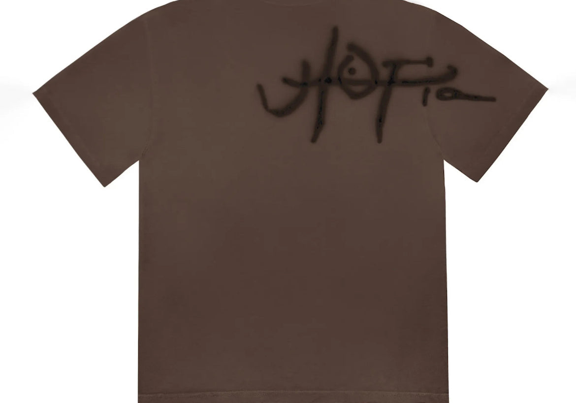 Travis Scott Utopia C2 Tee Brown