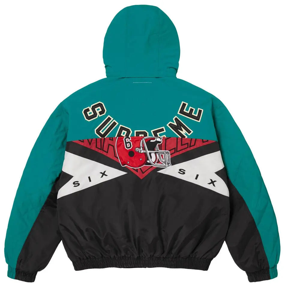 Supreme MM6 Maison Margiela Split Stadium Jacket Teal
