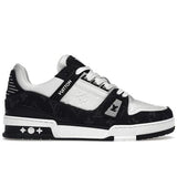 Louis Vuitton LV Trainer White Black - Pre-Owned Size 7 (No original box)