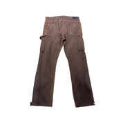 Amiri Distressed Straight Leg Carpenter Pants Brown - Pre-Owned Size 36