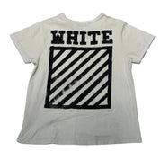 Off-White SS16 Brushed Diagonal T-Shirt White - Pre-Owned Size M