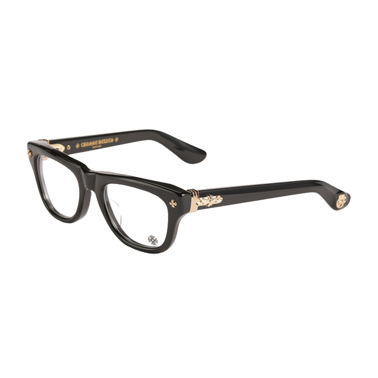 Chrome Hearts Trititsagain Optical Round Glasses Black