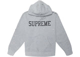 Supreme Eyelet Hooded Sweatshirt Heather Grey
