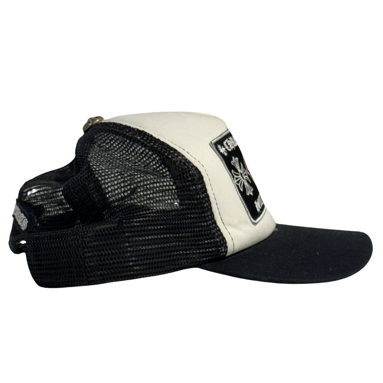 Chrome Hearts Chomper Hollywood Trucker Hat Black/White - Lightly Pre-Owned