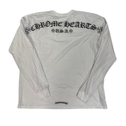 Chrome Hearts Shoulder Logo L/S T-Shirt White - Pre-Owned Size XXL