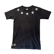 Vintage Chrome Hearts Neck Star T-Shirt Black (Preowned Size S) - Pre-Owned