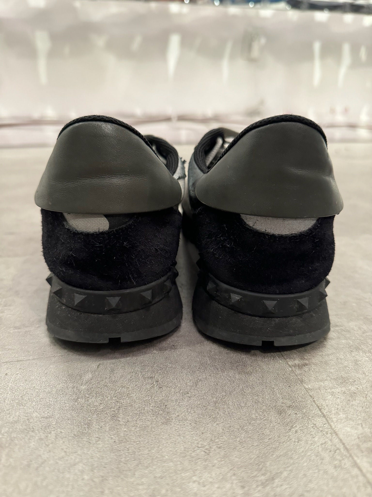 Valentino Garavani Rockrunner Camouflage Monochrome - Pre-Owned Size 14 (No original box)