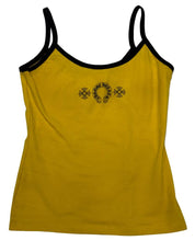 Chrome Hearts Roller Skates Tank Top Yellow - Lightly Used Size M