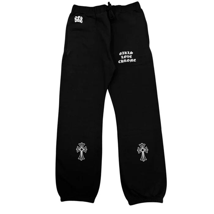 Chrome Hearts x Drake Certified Lover Boy Exclusive Sweatpants Black