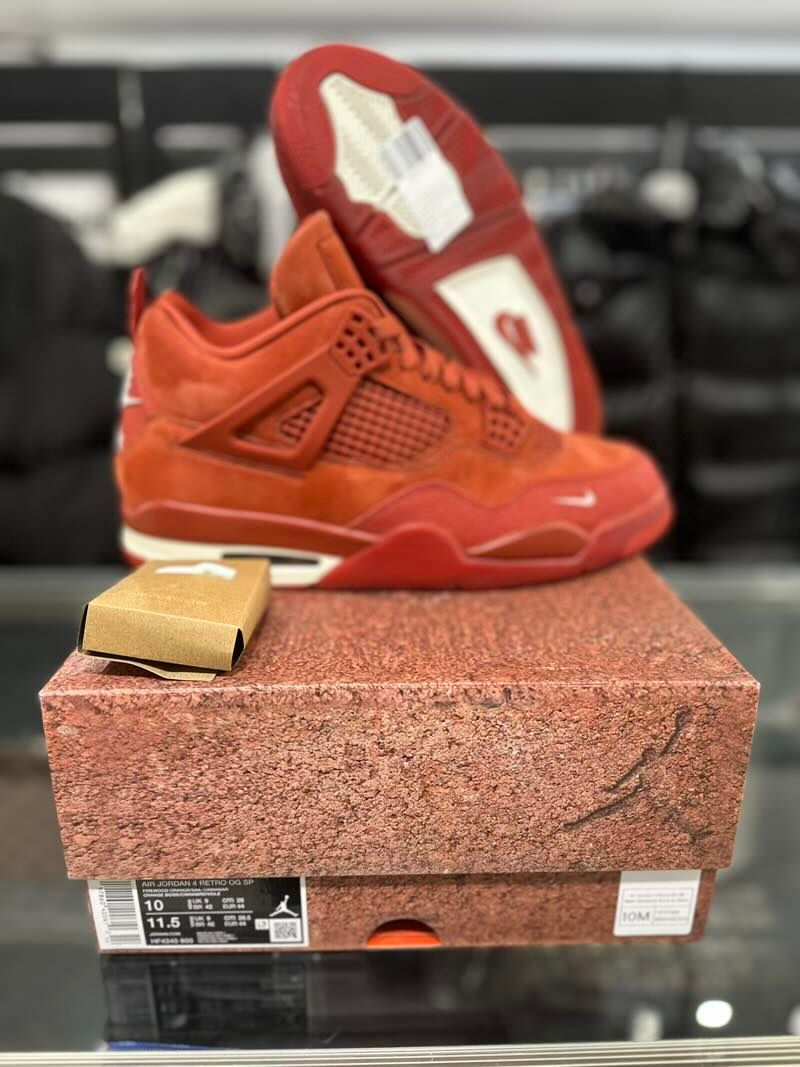 Air Jordan 4 Retro OG SP Nigel Sylvester Brick by Brick - Lightly Pre-Owned Size 10