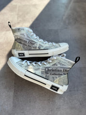 Dior Daniel Arsham B23 High Top Newspaper Edition - Pre-Owned Size 13 (No Original Box)