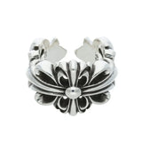Chrome Hearts Double Floral Ring