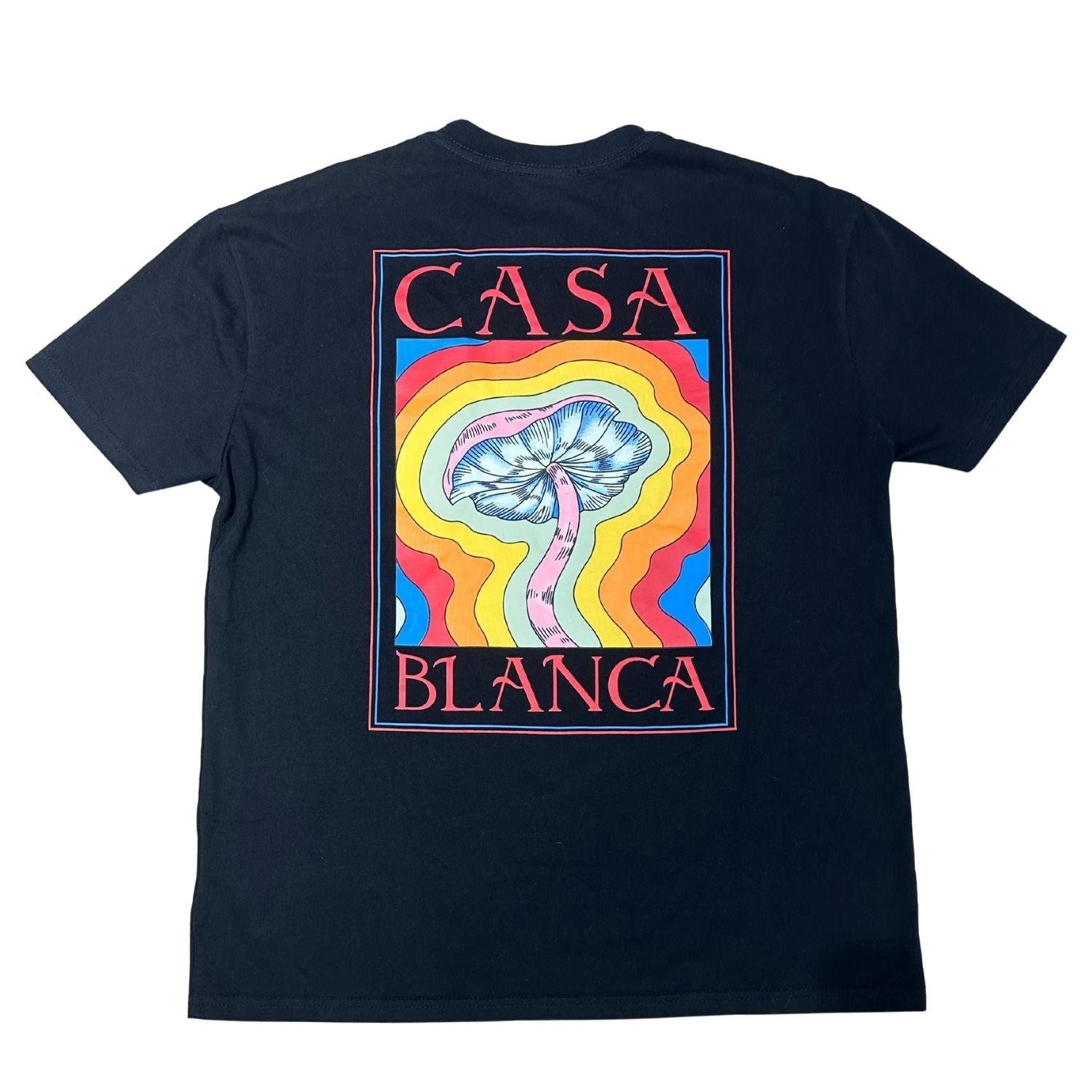Casablanca Mushroom T-Shirt Black (Worn Once Size L) - Pre-Owned Size L