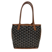 Goyard Anjou Tote Mini Black/Tan - Lightly Pre-Owned OS