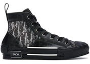 Dior B23 High Top Canvas Oblique Black - Lightly Pre-Owned Size 9