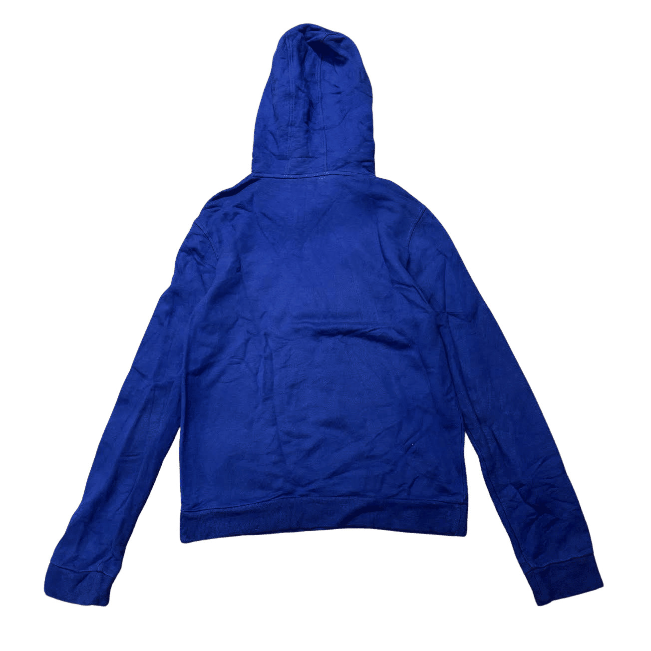 Gucci Interlocking G Patch Chest Logo Hoodie Blue (Preowned Size M) - Pre-Owned