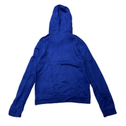 Gucci Interlocking G Patch Chest Logo Hoodie Blue (Preowned Size M) - Pre-Owned