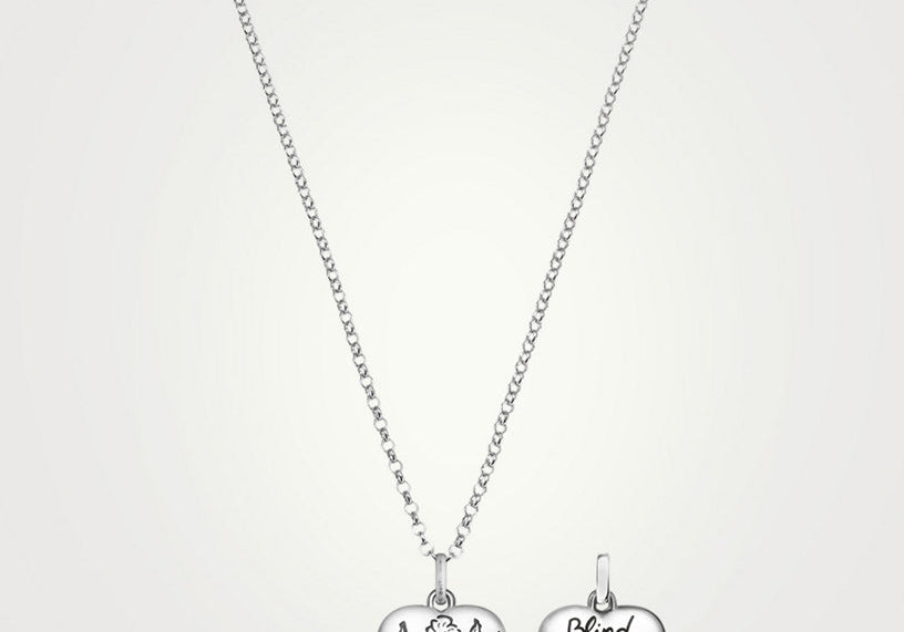 Gucci Blind For Love Sterling Silver Necklace