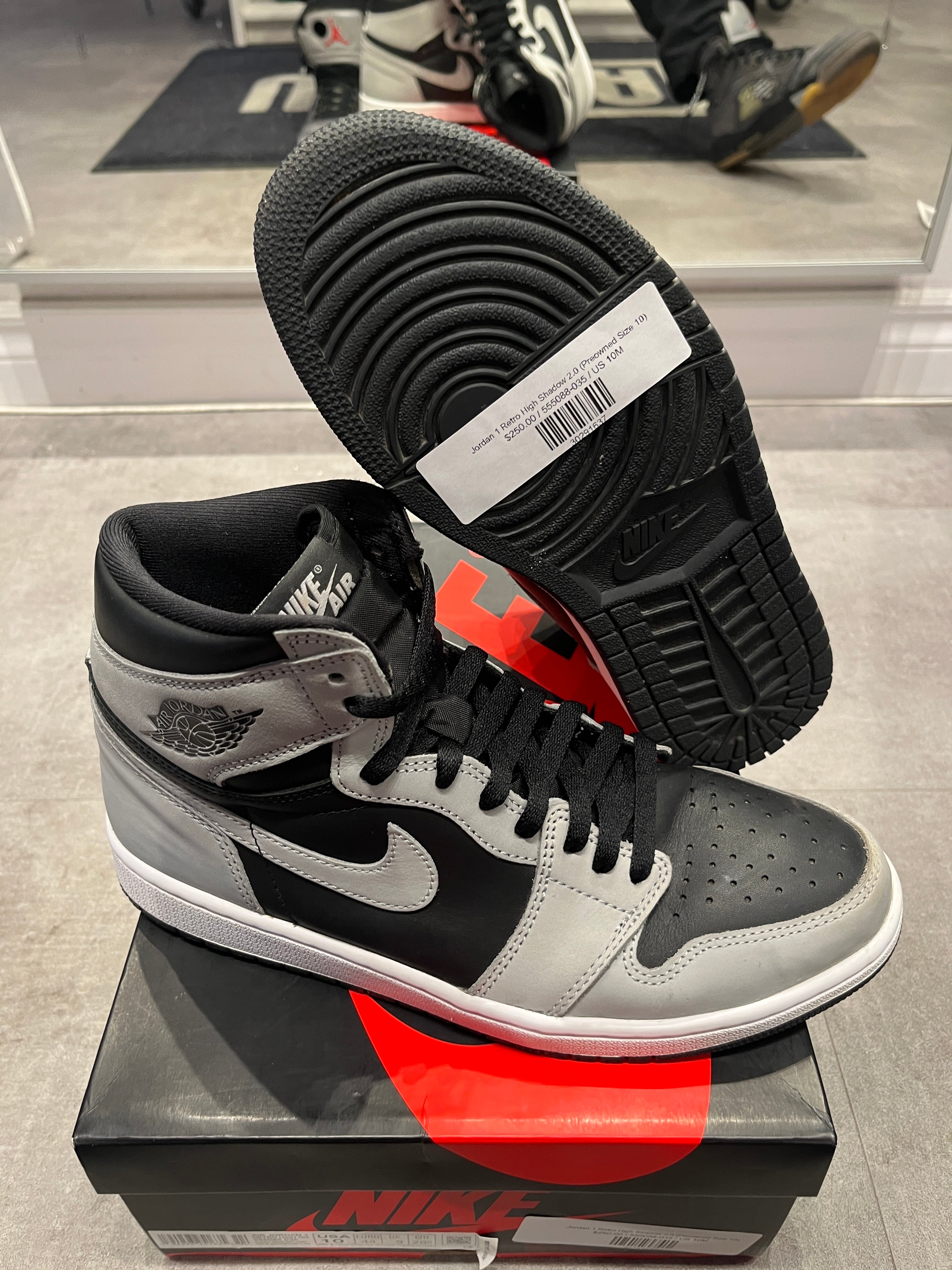 Jordan 1 Retro High Shadow 2.0 (Preowned Size 10)