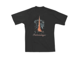 Balenciaga Tokyo Tower T-Shirt Washed Black - Pre-Owned Size L