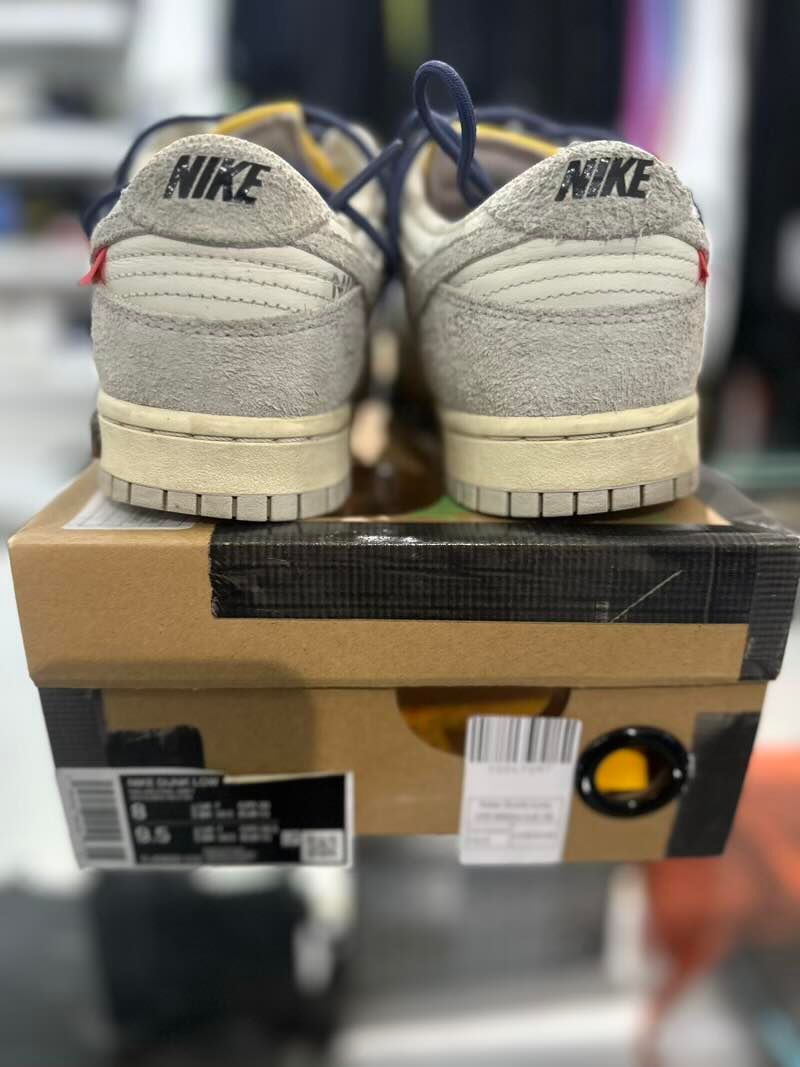 Nike Dunk Low Off-White Lot 18 - Pre-Owned Size 8