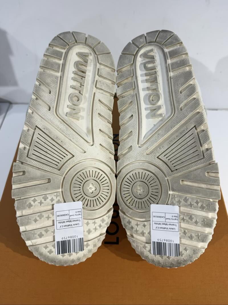 Louis Vuitton LV Trainer Maxi White - Lightly Used Size 9