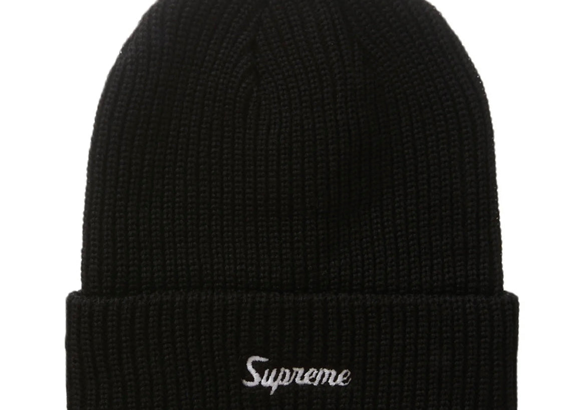 Supreme Loose Gauge Beanie Black