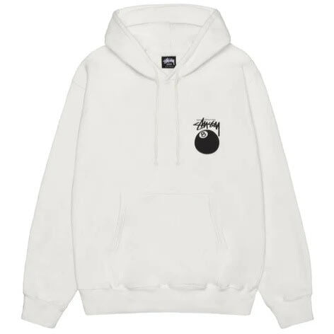 Stussy 8 Ball Pigment Dyed Hoodie Natural