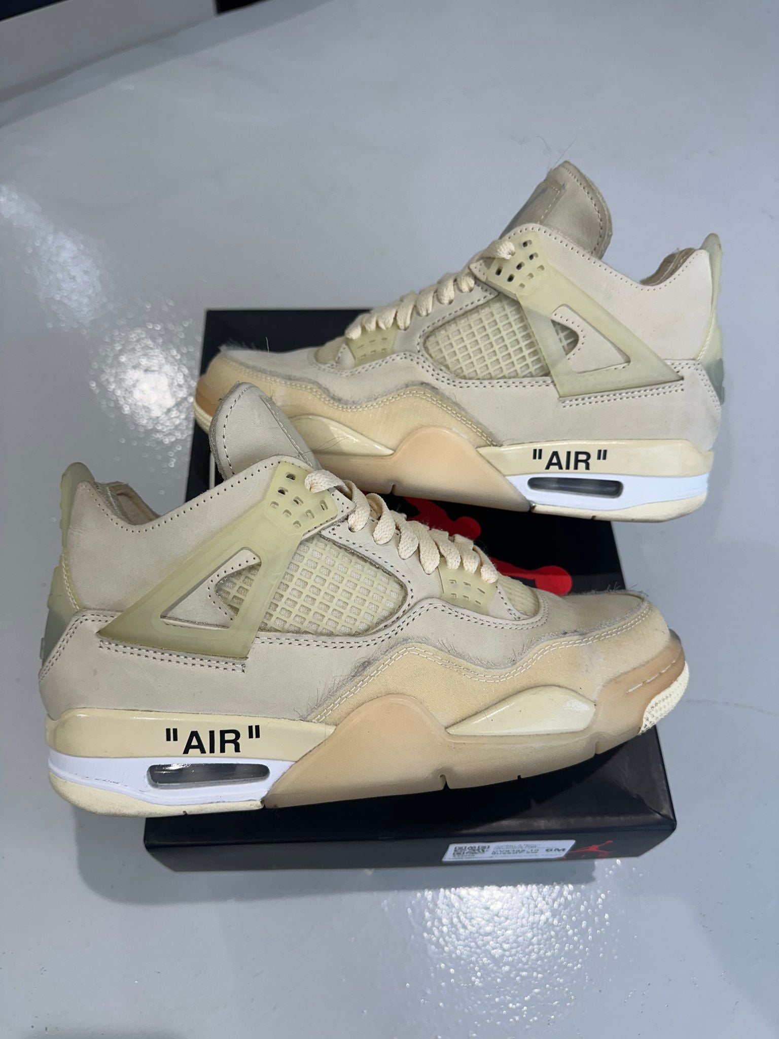 Jordan 4 Retro Off-White Sail (Women's) - Pre-Owned Size 7.5W