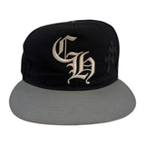 Chrome Hearts Cross Patch Hat Black White - Pre-Owned OS