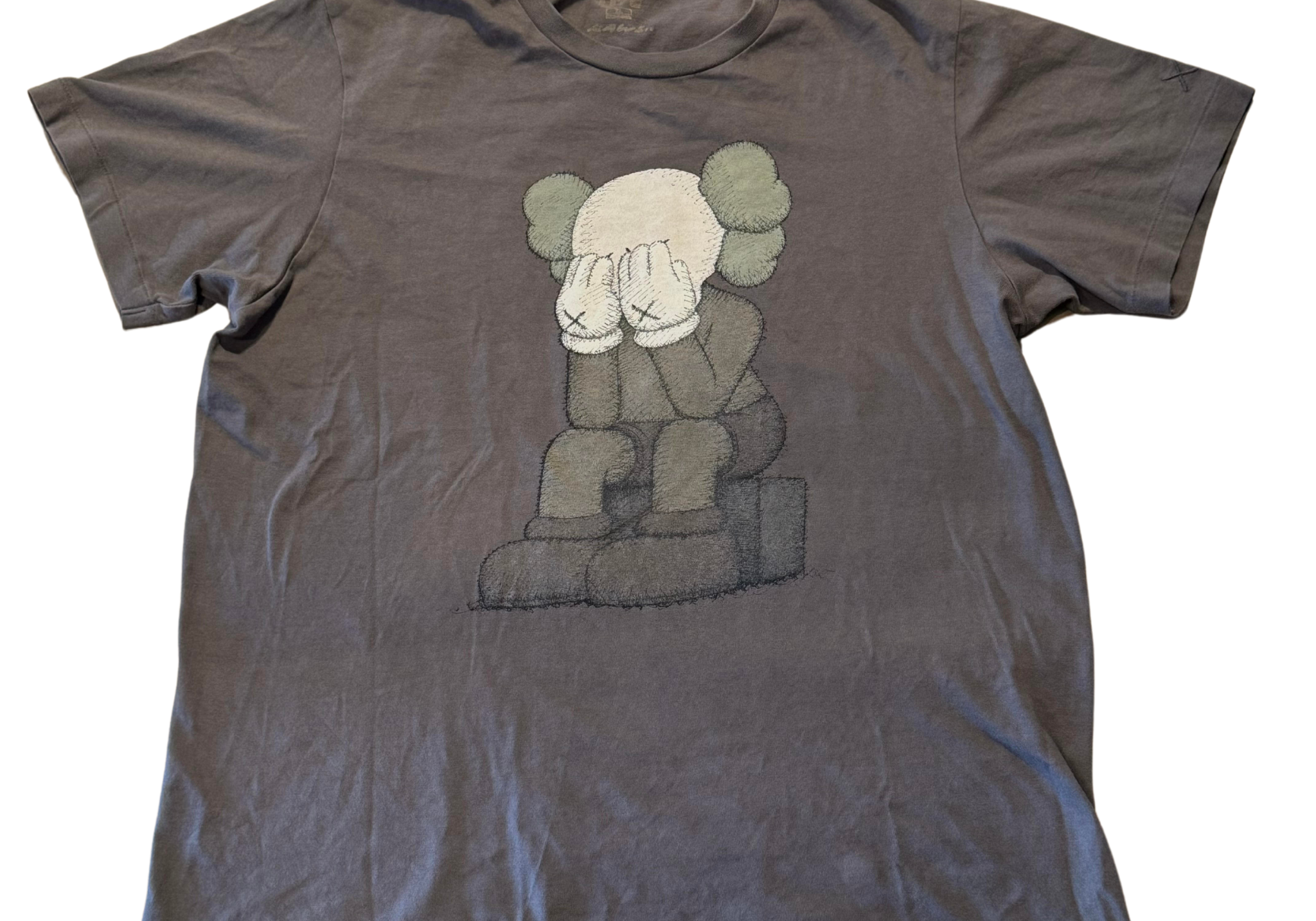 Kaws X Uniqlo Passing Through Tee Brown (Preowned)