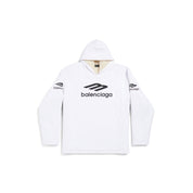 Balenciaga Skiwear - 3B Sports Icon Water Repellant Hoodie Heavy Fleece White, brand new, size S – photo 1 of 4