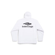 Balenciaga Skiwear - 3B Sports Icon Water Repellant Hoodie Heavy Fleece White, brand new, size S – photo 2 of 4