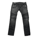 Balmain Black/Grey Slim Jeans - Pre-Owned Size 34