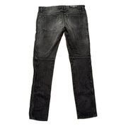 Balmain Black/Grey Slim Jeans, pre-owned, size 34 – photo 2 of 2