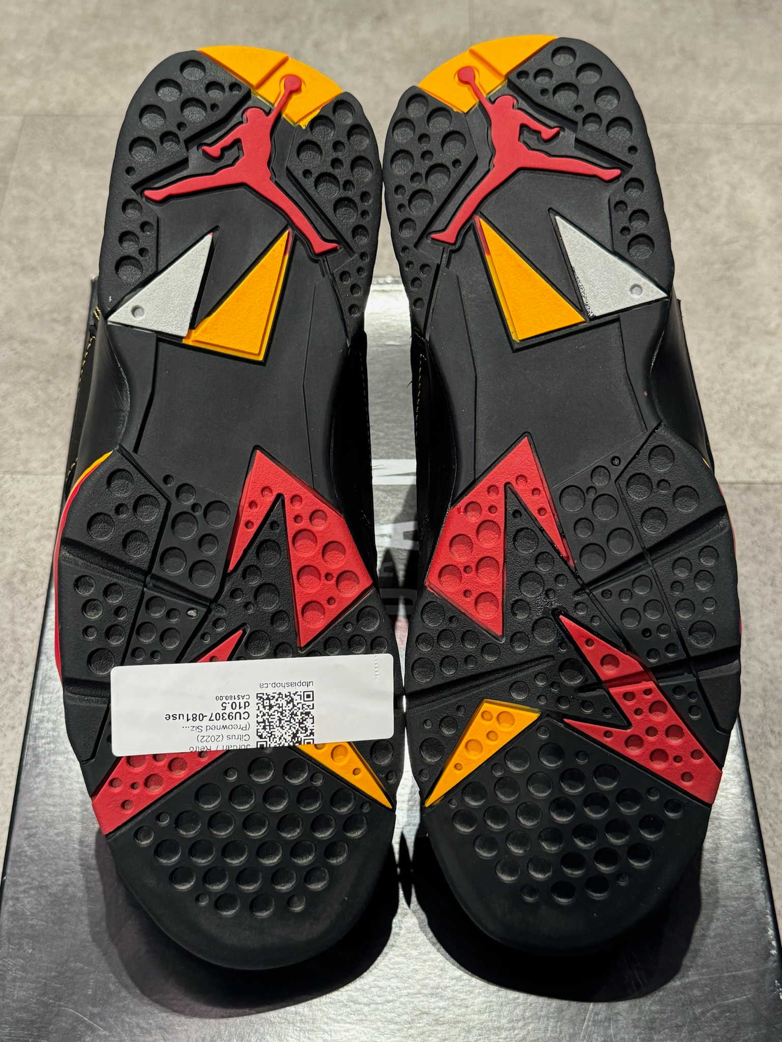 Jordan 7 Retro Citrus (2022) (Preowned Size 10.5)