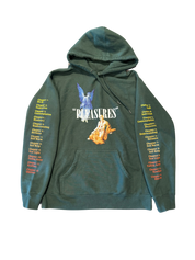 Pleasures Krishna Logo Hoodie Green (Preowned) - Pre-Owned