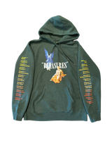 Pleasures Krishna Logo Hoodie Green - Pre-Owned