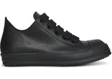 Rick Owens Temple Jumbolaced Sneakers Triple Black - Tried On Size 7