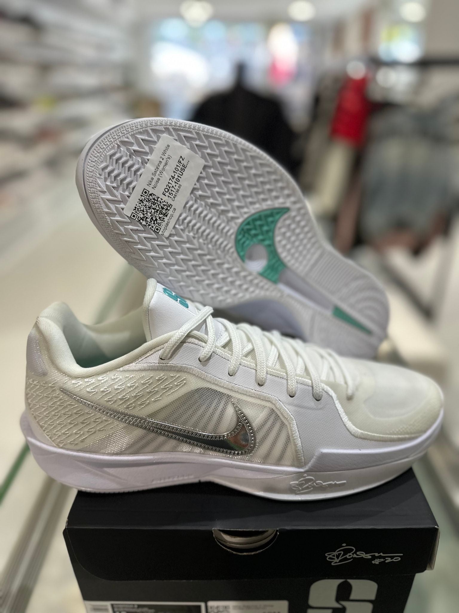 Nike Sabrina 2 White Noise (Women's) (Preowned Size 12W/10.5M)