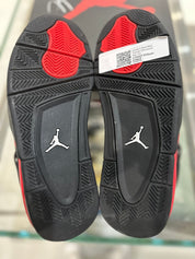 Jordan 4 Retro Red Thunder (Preowned Size 10) - Pre-Owned